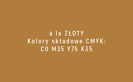 à la Złoty C 0 M35 Y75 K35